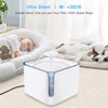 Nemobub Fuente de agua para mascotas, dispensador automático de agua para gatos, perro con ventana de agua, dispensador de agua para mascotas, súper silencioso dispensador de agua para gatos, perros, 2 modos de salida de agua, actualización de protección - BESTMASCOTA.COM