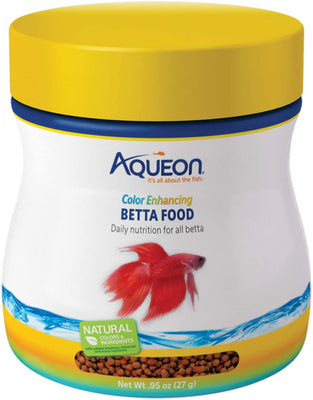 Aqueon Color Enhancing Betta Food.95 onzas - BESTMASCOTA.COM
