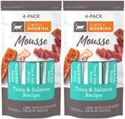 Simply Nourish Mousse Cat Treat Atún y Salmón – 2 unidades - BESTMASCOTA.COM