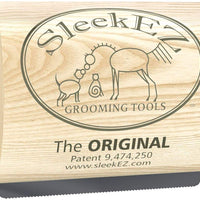 SleekEZ - Herramienta de aseo original para perros, gatos y caballos - Cepillo para pelo corto y largo - Elimina sin dolor el 95% del pelo suelto, piel y suciedad - fácil de limpiar - fabricado en Estados Unidos - BESTMASCOTA.COM
