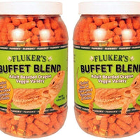 Fluker's 76042 Buffet Blend Adult Bearded Dragon Veggie Variety Diet, 4.5oz - BESTMASCOTA.COM