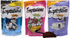 Temptations Cat Treats 3 sabores variados con juego de juguetes, 1 cada uno: control de pelota de gallinero con sabor a pollo, lácteo cremoso y gato blisito (2,1-3 onzas). - BESTMASCOTA.COM