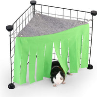 Escondite de cobaya, color azul cielo, rosa, morado, verde y rojo fresa, para cobayas, hurones, chinchillas, ratas, conejos y otros animales pequeños sin vallas de metal - BESTMASCOTA.COM