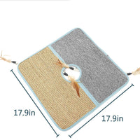 Starryfield - Alfombrilla rascadora para gatos, sisal natural, para gatos, garras y rascadores, para muebles de protección, juguetes para gatos - BESTMASCOTA.COM