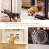 Pet Puerta para gatos y perros pequeños con 4 maneras Cerradura, Ronda Cat Flap clara con puerta maletero Kit mejor Fits para ventana/puerta corredera de vidrio/cristal ventana, resistente a la intemperie de visualización y bajo mantenimiento - BESTMASCOTA.COM