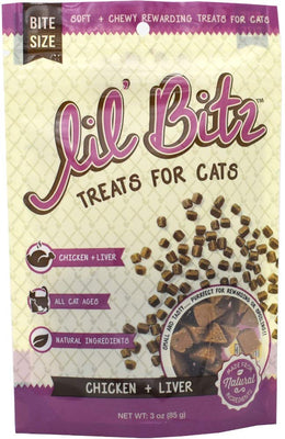 Lil 'Bitz Hígado de Pollo Formación Alimento para Gatos (3 oz) - BESTMASCOTA.COM