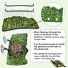 Turtle Platform for Aquarium - Floating Dock for Relaxation, Drying & Basking - Green, Rubber Foam Island Terrarium Décor - Great Spot for Heat Conduction - with 4 Suction Cups & 2 Brackets for Easy - BESTMASCOTA.COM