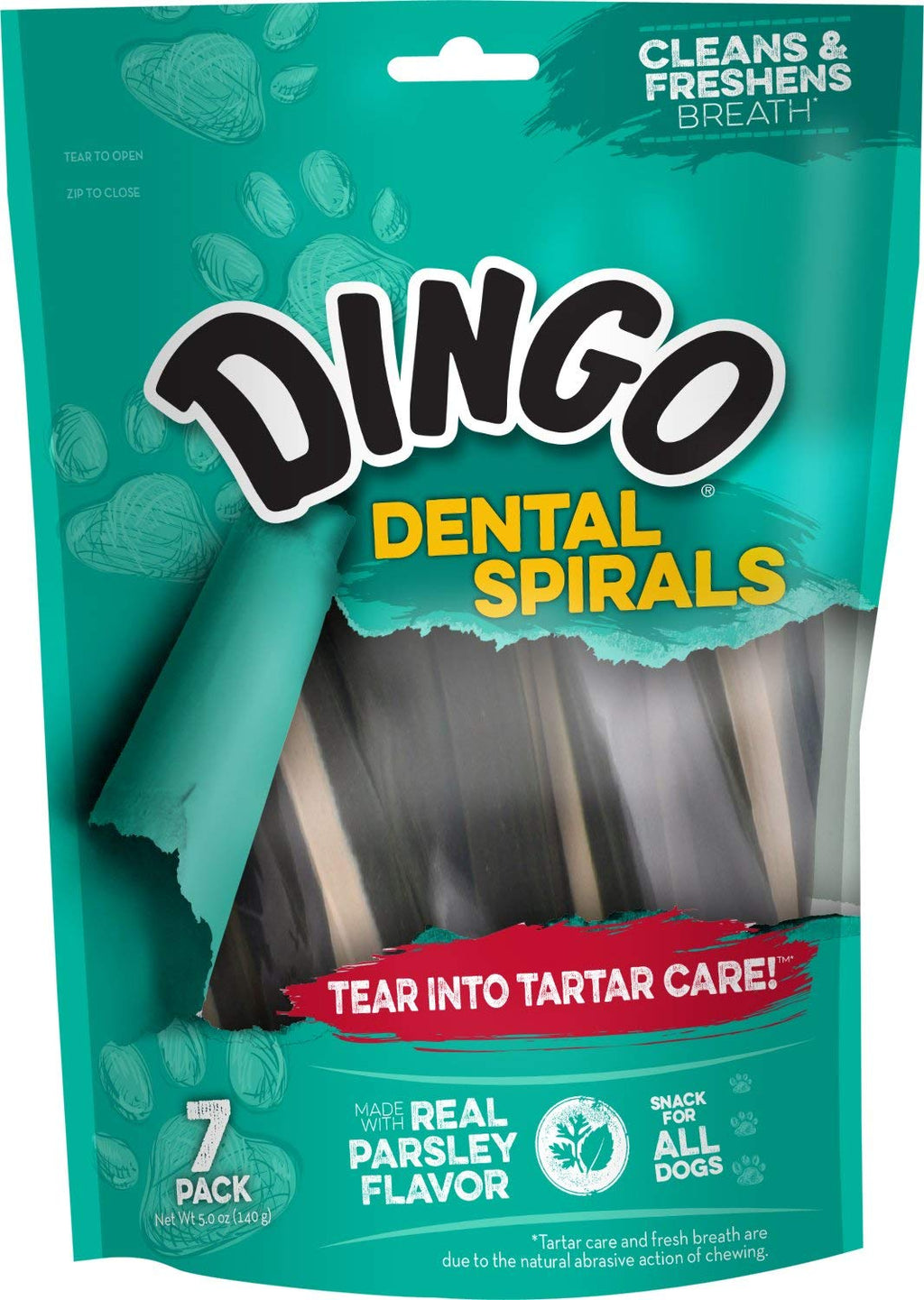 Dingo Tartar and Breath - Espirales dentales para todos los perros - BESTMASCOTA.COM