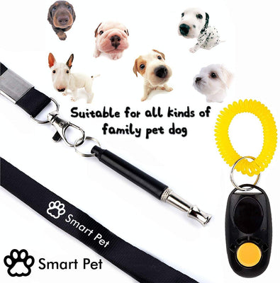 Silbato para perro SmartPet | Silbato profesional para detener ladridos | Herramienta de entrenamiento ultrasónico ajustable | Control de corteza silencioso para perros | Audible para humanos | Cordón de alta calidad e instrucciones de entrenamiento - BESTMASCOTA.COM