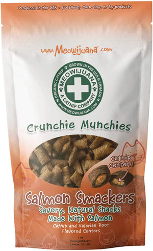 Meowijuana Crunchie Munchie - Salmón - BESTMASCOTA.COM