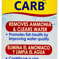 API AMMO-CARB Medios de filtración, doble acción, elimina el amoníaco tóxico para peces y filtra el agua para eliminar residuos orgánicos, colores y olores, uso cuando se inicia o mantiene un acuario - BESTMASCOTA.COM
