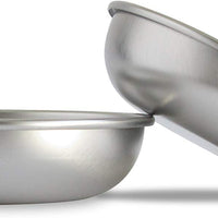 Basis Pet Made in The USA Low Profile Stainless Steel Cat Dish - BESTMASCOTA.COM