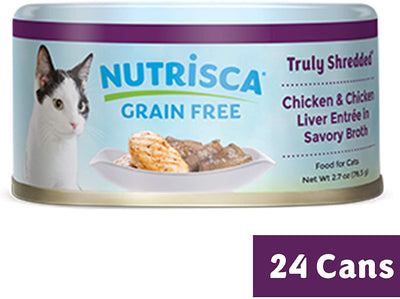 NUTRISCA Wet Cat Food for Adult Cats with Whole Shredded Meat & Fish - BESTMASCOTA.COM