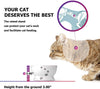 Y YHY cuenco de agua de cerámica para gatos, cuencos de comida para gatos de 5 pulgadas, protege la espina del gato, libre de estrés, prevención de reflujo, regalo para gato, color blanco - BESTMASCOTA.COM