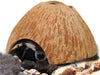 Coco Shell Hut hábitat Natural Hideout para pescado, lagartos, arañas, Hermit Crabs, reptiles, Hámsters orgánico no tóxico Hideout - BESTMASCOTA.COM