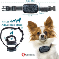 GoodBoy - Collar pequeño para perros pequeños y medianos, resistente a la intemperie y vibrante, con dispositivo de entrenamiento antiladrillos que es el más pequeño y seguro en Amazon – ¡sin choques ni pinzas con pinchos! (6+ lb) - BESTMASCOTA.COM