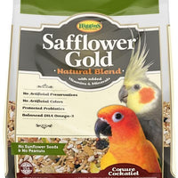 Higgins Safflower Gold Natural Food Mix for Conures & Cockatiels - BESTMASCOTA.COM