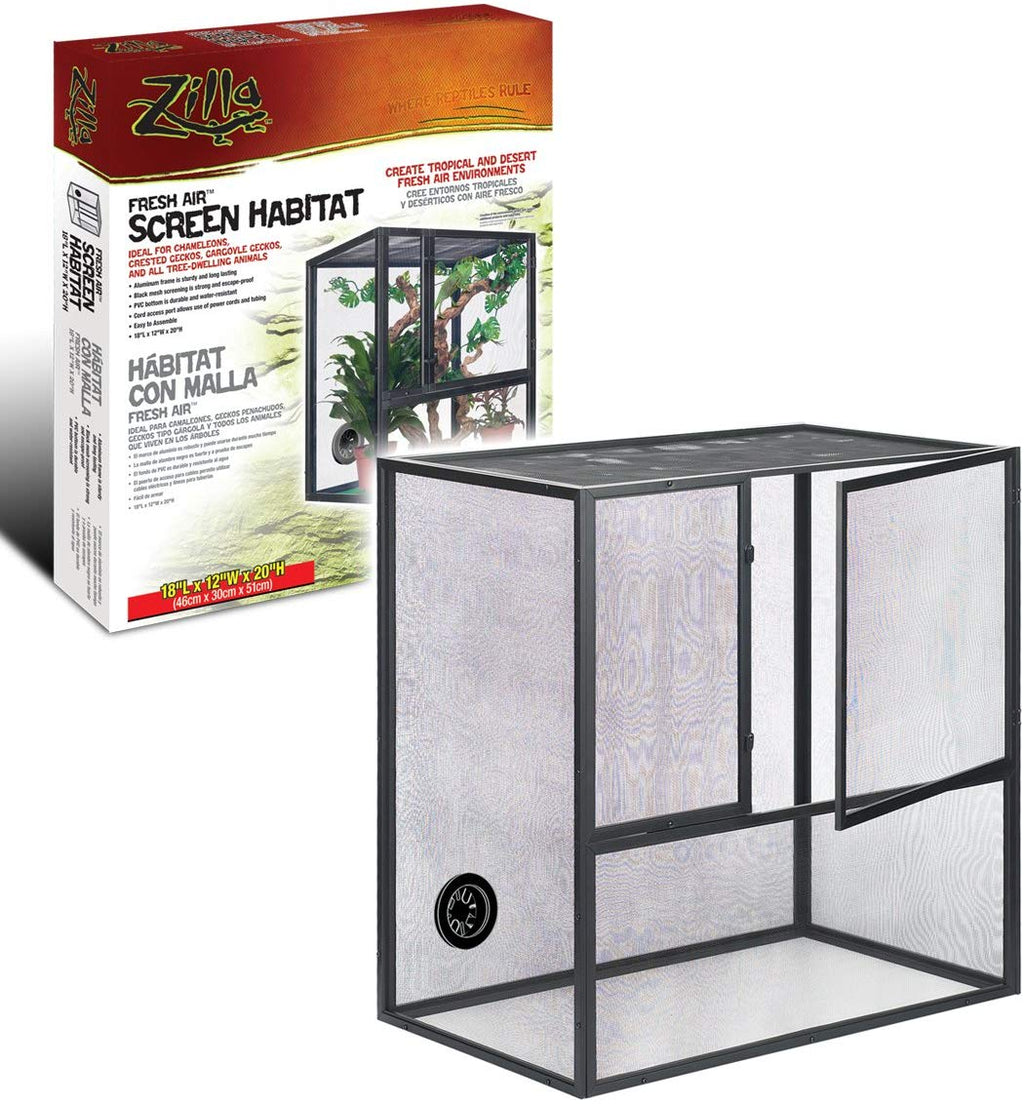 Hábitat para reptiles de malla Fresh Air de Zilla - BESTMASCOTA.COM