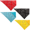 Pawchie Bandanas para perro, pequeñas, 4 unidades, 8 estilos, pañuelos triangulares para mascotas, ajustables con dos broches, juego de pañuelos para perros, cachorros y gatos - BESTMASCOTA.COM