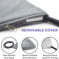 Almohadilla de calentamiento para mascotas para perros, manta eléctrica suave, control automático de temperatura, impermeable en interiores, calentador de cama de animales, alfombra de suelo con calefacción para mascotas, suministro de Whelping para recié - BESTMASCOTA.COM