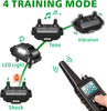 F-color Dog Training Collar, 865 Yards Safe Static Shock Collar for Dogs with Remote for Large Medium Small Dogs, Light Beep Vibration Shock 4 Modes, Waterproof and Rechargeable Dog Shock Collar - BESTMASCOTA.COM
