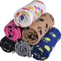 Lovely Pet Huellas de forro polar mantas para perros gatos animales - BESTMASCOTA.COM
