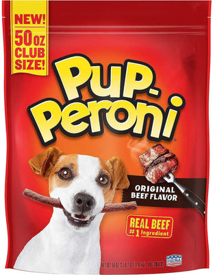 Europe Standard Pup-Peroni bocadillos de perro sabor carne original, 50 oz - BESTMASCOTA.COM