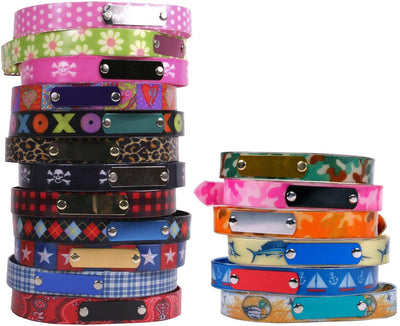 Collar con placa para nombre de perro, impermeable, a prueba de olor, disponible en 4 tamaños - BESTMASCOTA.COM