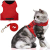 Arnés para gato a prueba de escapes con correa – Chaqueta de forro polar ajustable – Suave y ligero para gatitos, cachorros - BESTMASCOTA.COM