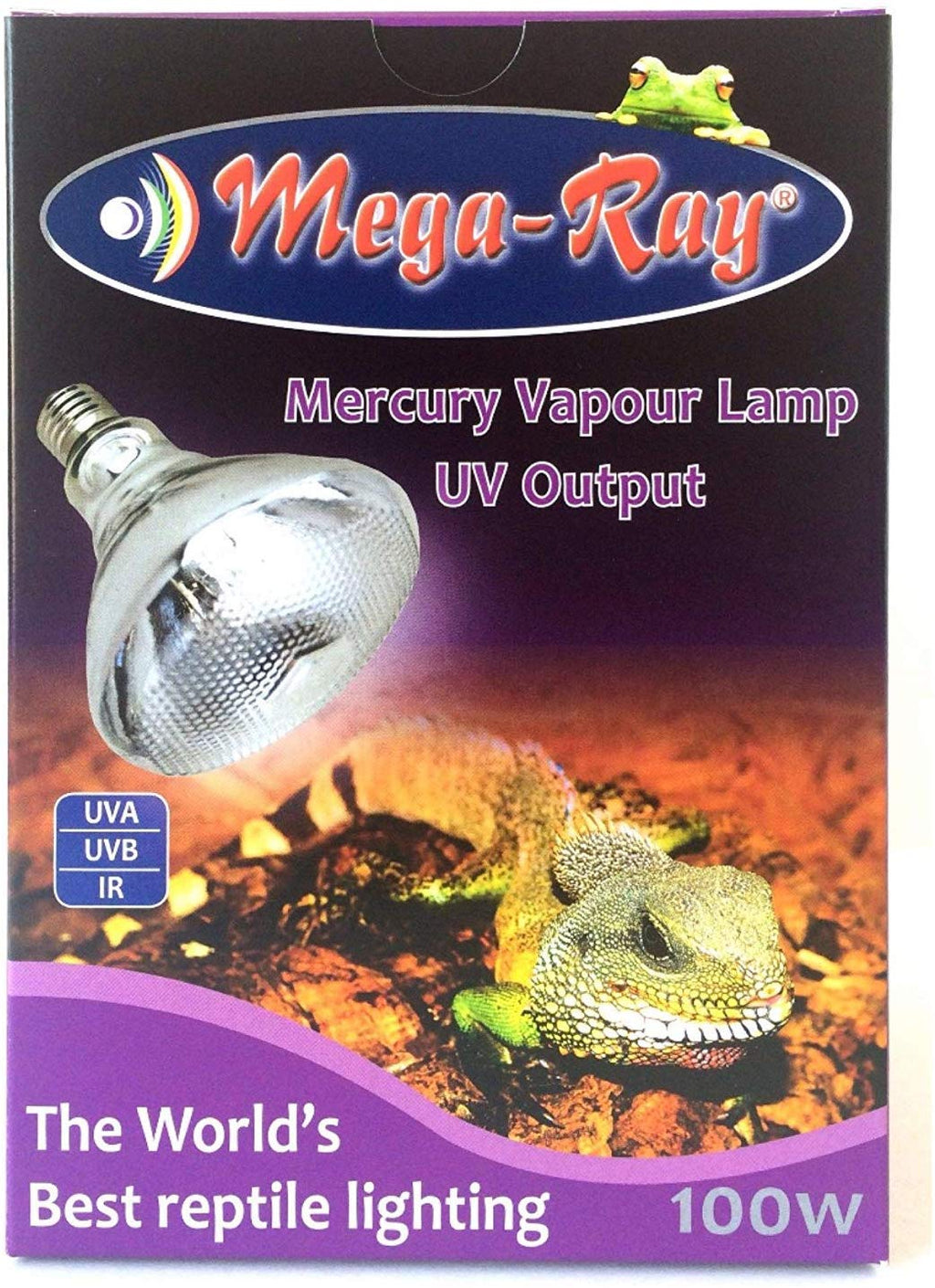 mega-ray Vapor de Mercurio de la foco incluida – 100 vatios (120 V) - BESTMASCOTA.COM