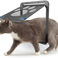 myfatboss mascota protector de puerta, mascota, perro, gato visualización Protector de puerta para puerta corredera, bloqueo automático/Con Cerradura - BESTMASCOTA.COM