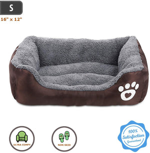 Cama para perro de lujo para mascotas, sofá supersuave para mascotas, cama para gatos, tumbona antideslizante para mascotas, cama para mascotas de primera calidad, calentamiento automático y transpirable - BESTMASCOTA.COM