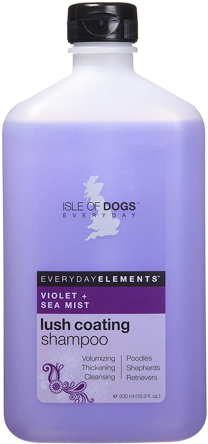 Isla de perros diario violeta y mar niebla Lush revestimiento Champú para perros, 16 onzas - BESTMASCOTA.COM