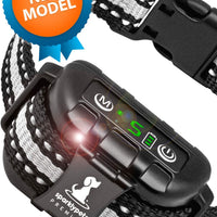 Smart recargable collar de corteza humana – anti ladridos collares de perro con vibración de pitido, sin daño, 5 niveles de sensibilidad – ajustable para perros grandes, medianos o pequeños – Smart Q9 dispositivo de control de corteza - BESTMASCOTA.COM