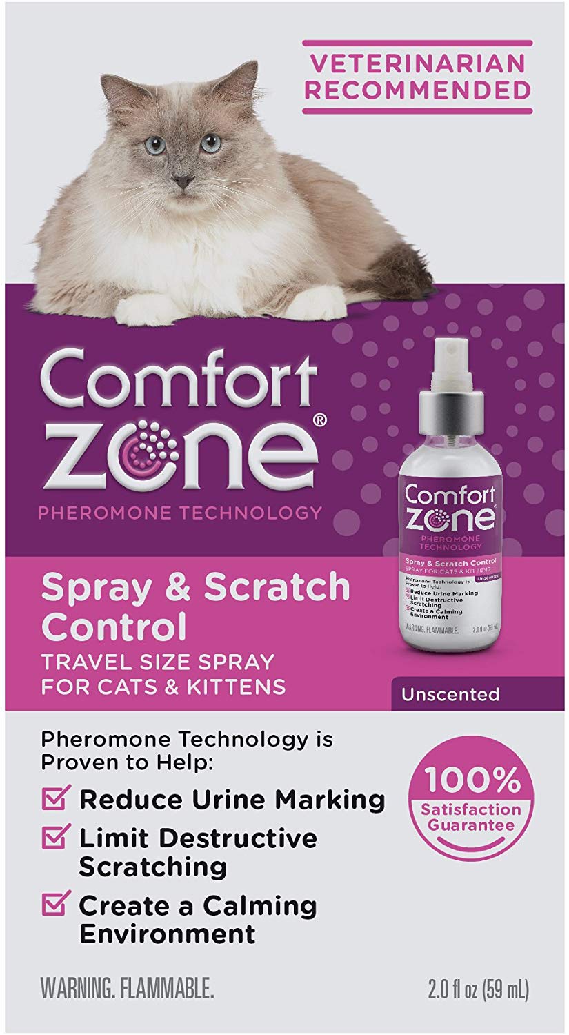 Spray y control de arañazos para gatos, calmante, 2 onzas - BESTMASCOTA.COM