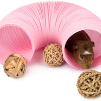 Niteangel Fun Tunnel - Juego de 3 pelotas para cobayas, chinchillas, ratas y conejos enanos - BESTMASCOTA.COM