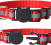 Cat Breakaway Collars Set 12 pcs con Bell Correa reflectante y hebilla de seguridad ajustable, 8 – 12" - BESTMASCOTA.COM