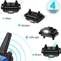 Slopehill Dog Training Collar, Waterproof Dog Shock Collar with Remote, Rechargeable Dog Collar with Vibration, Beep Shock Modes, Adjustable - BESTMASCOTA.COM