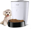 ROMEKER Comedero automático para gatos, 4 L, alimentador inteligente para mascotas, dispensador automático de comida para perros, gatos, alimentador de comida para perros grande, 6 comidas, temporizador programable, batería de control de porciones, alimen - BESTMASCOTA.COM