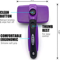 SoLID (TM - Cepillo de limpieza autónoma para pelar el aseo de mascotas - BESTMASCOTA.COM