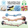 LOUTAN Dog Rope Toys for Aggressive Chewers Durable Tough Large Dog Chew Toys - Indestructible Small Dog & Puppy Teething Toys with 100% Washable Cotton Set of 11 - BESTMASCOTA.COM