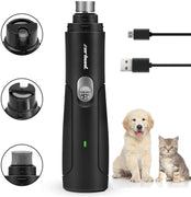 Zerhunt Cortador de uñas para perros, cortadora de uñas eléctrica para mascotas pequeñas, medianas, portátil, recargable, cortadora de uñas para mascotas - BESTMASCOTA.COM