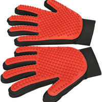 Guante para aseo de mascotas (versión actualizada) – guante para cepillo suave para deshedding – guante eficiente para eliminar el pelo de mascotas – Diseño mejorado de cinco dedos – perfecto para gatos con pelo largo y corto – 1 par - BESTMASCOTA.COM