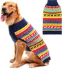 Mihachi – Sudadera para perro, ropa de abrigo de invierno con rayas coloridas para clima frío - BESTMASCOTA.COM