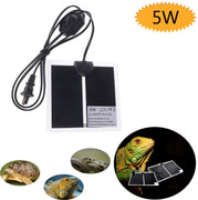 ATian Reptile Almohadilla de calentamiento, calentador de tanque de reptil con controlador de temperatura Pet Heat Mats 5 W - BESTMASCOTA.COM
