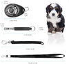 JESOT Silbato de entrenamiento de perro con clicker, kit de entrenamiento ultrasónico ajustable para perro con cordón para entrenamiento silencioso de repulsión de perro (paquete de 4) (negro y azul) - BESTMASCOTA.COM