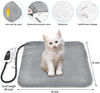 Almohadilla de calentamiento para mascotas RIOGOO, almohadilla de calentamiento eléctrica mejorada para perros y gatos, impermeable, apagado automático, 18.0 x 18.0 in, gris - BESTMASCOTA.COM