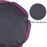 Esceneral Cama para mascotas para gatos y perros, tela suave de PV de calentamiento automático, cama para gatos de lino duradero y cama para perros pequeños - BESTMASCOTA.COM