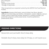 vetriscience laboratorios Hairball Digestivo Apoyo Hígado de Pollo Flavored 60 Chews suave para gatos - BESTMASCOTA.COM