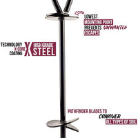 SÄKER - Estaca de amarre de alta calidad – anclaje resistente que se adapta a cualquier perro | Corbata para cable de amarre que nunca se oxida, se dobla o se extrae. - BESTMASCOTA.COM